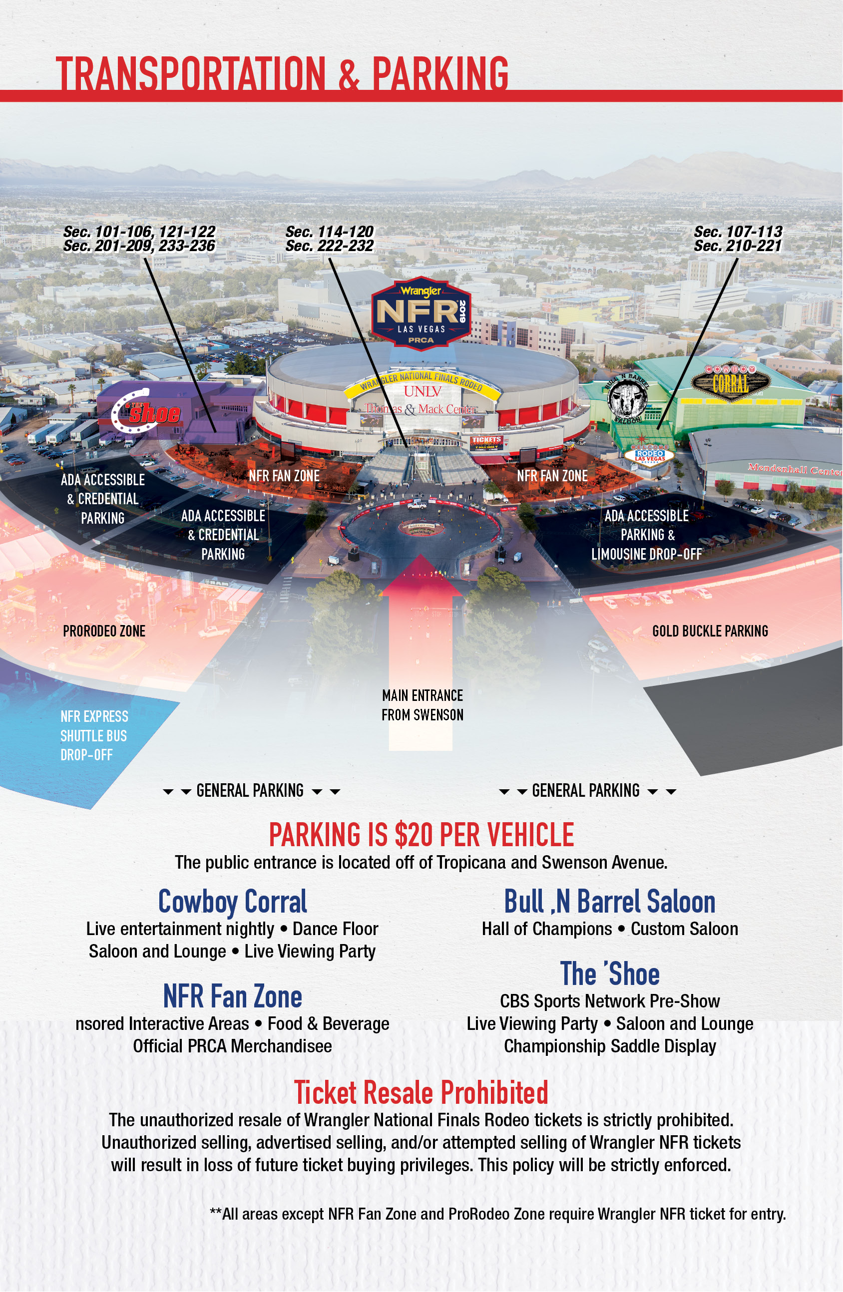 Thomas & Mack Center Grounds Map The Official NFR Experience